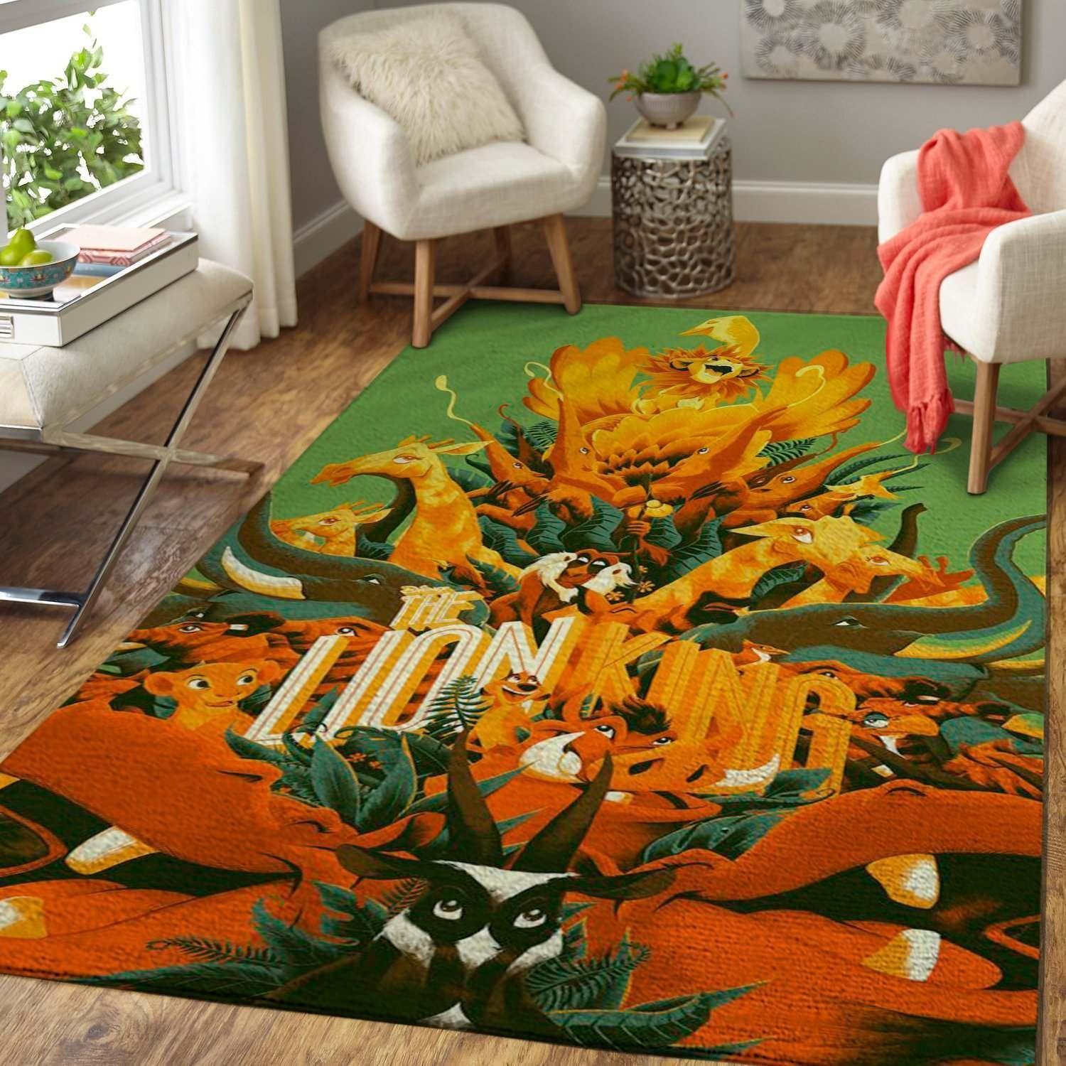 Deschea Disney Movie The Lion King Area Rug