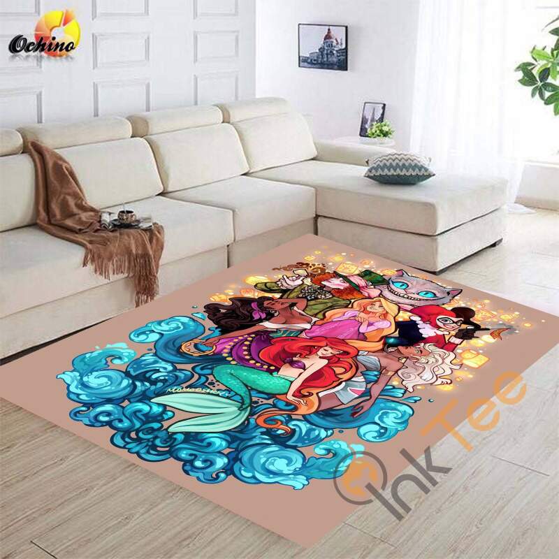 Deschea Disney Magic Castle Living Room Area Rug