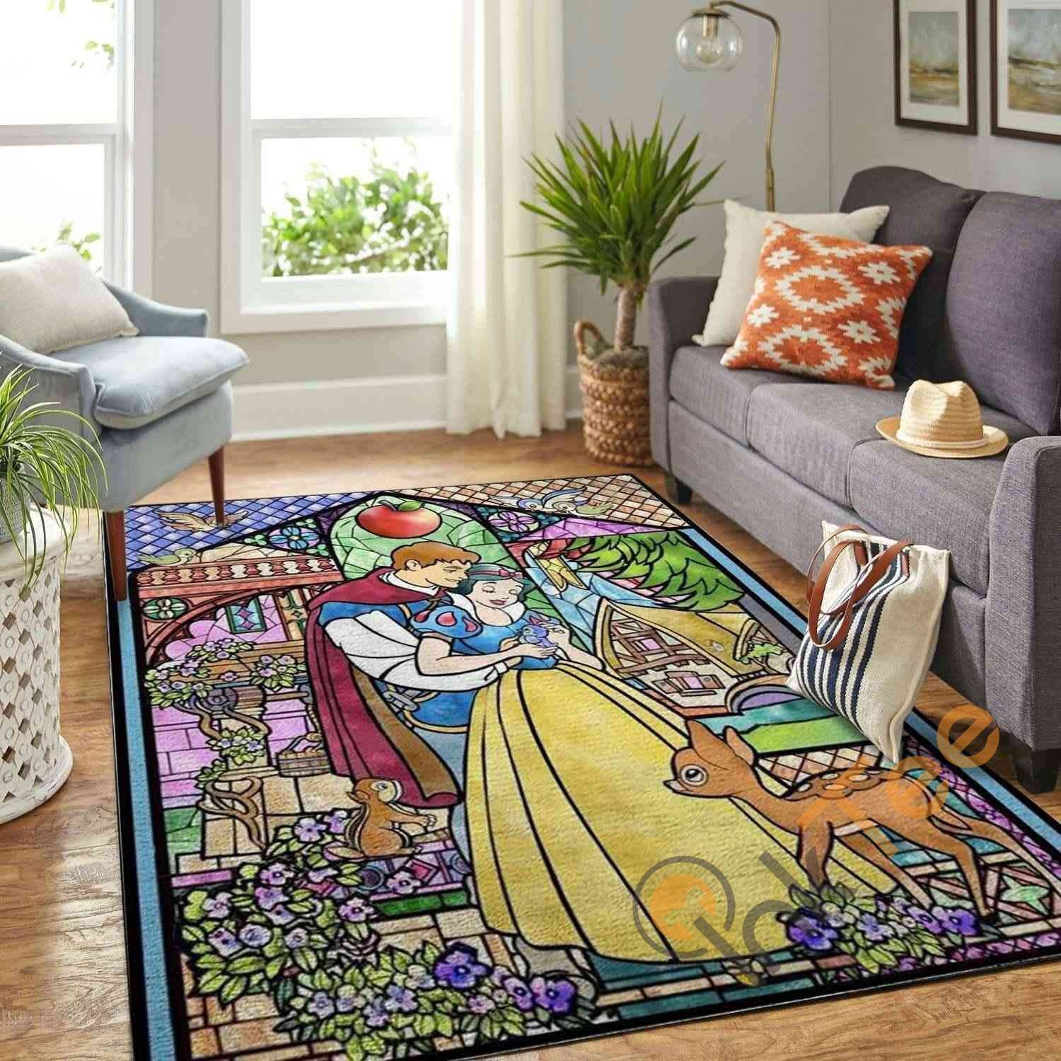 Deschea Disney Snow White Prince Area Rug