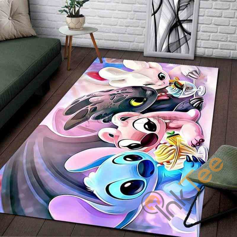 Deschea Tinker Bell Love Disney Decorative Floor Rug