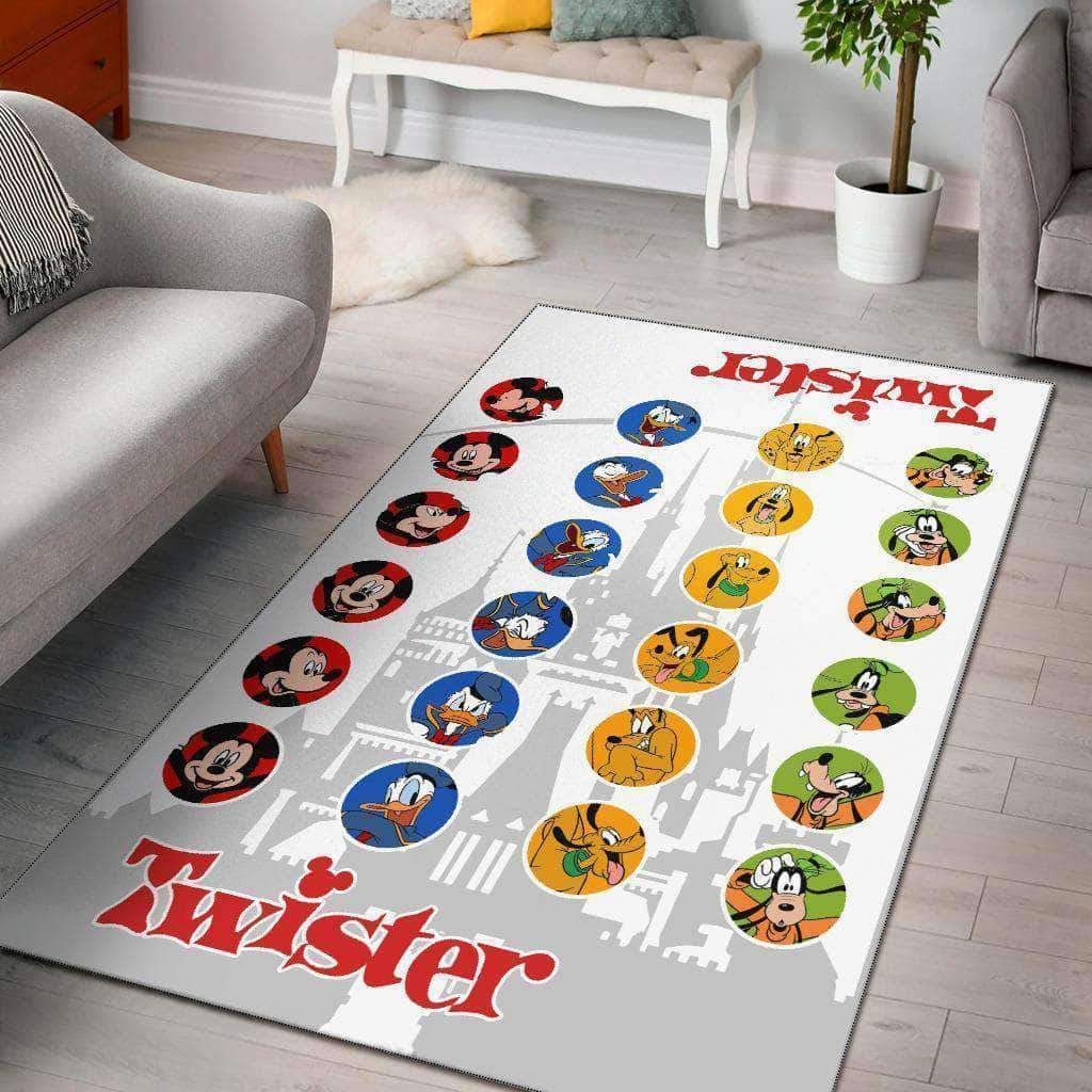 Deschea Disney Twister Area Rug Area Rug Regtangle