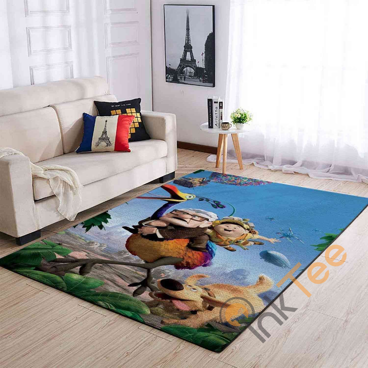 Deschea Pluto Disney Love Floor Decorative Rug