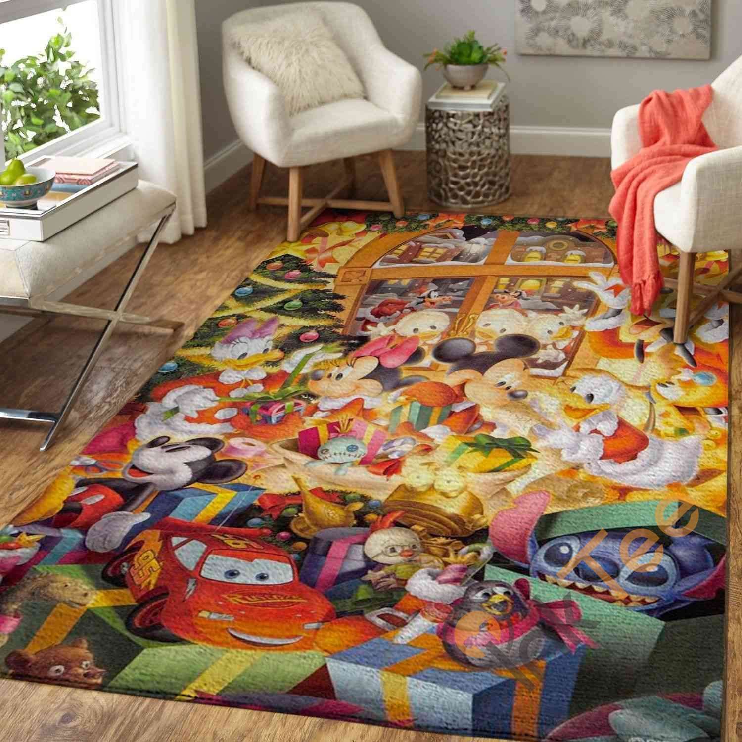 Deschea Minnie Mouse Cute Disney Mickey And Carpet Gift For Lovers Rug