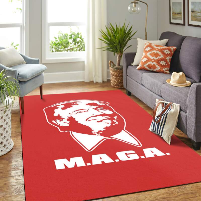 Deschea Donal Trump M.a.g.a Carpet Floor Area Rug