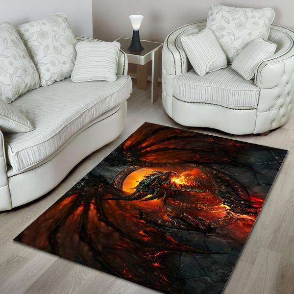 Deschea Dragon Area Rug