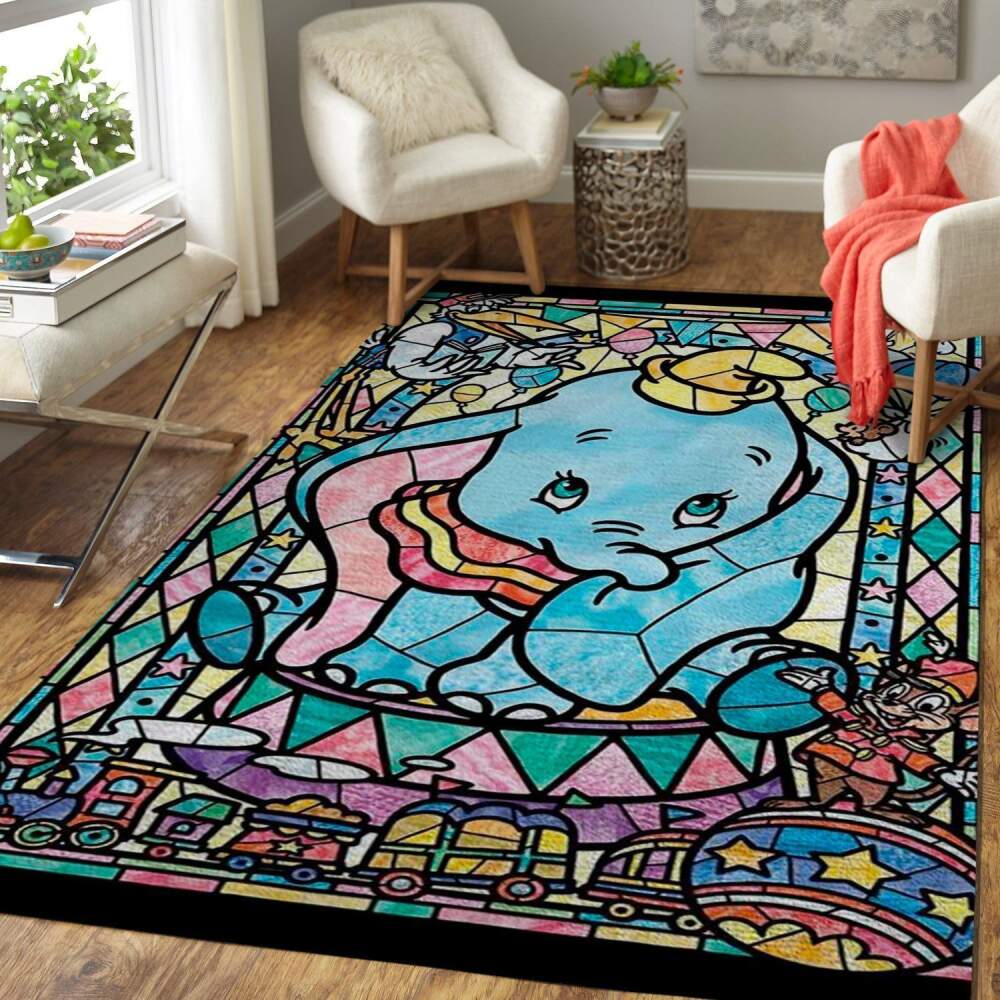 Deschea Dumbo Area Rug Cute Disney