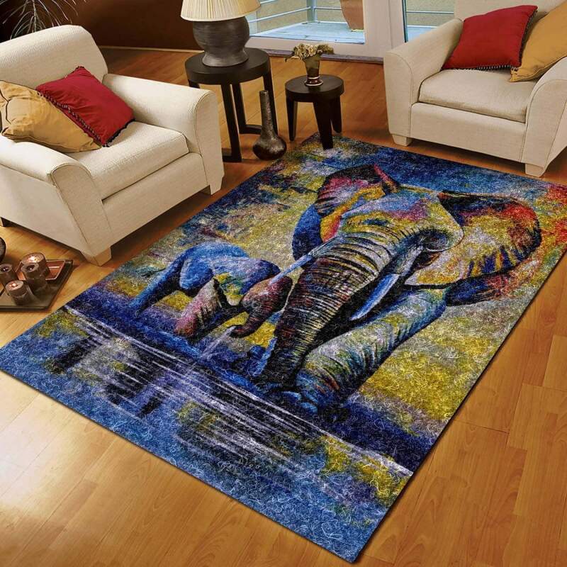 Deschea Elephant Rug