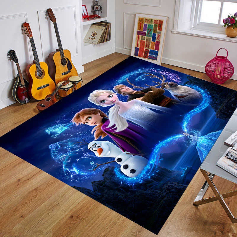 Deschea Tangled Disney Movie Living Room Area Rug