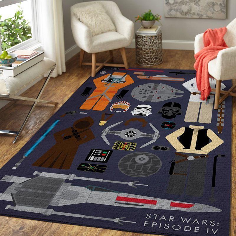 Deschea Episode Logo Star Wars Rug – Custom Size And Printing