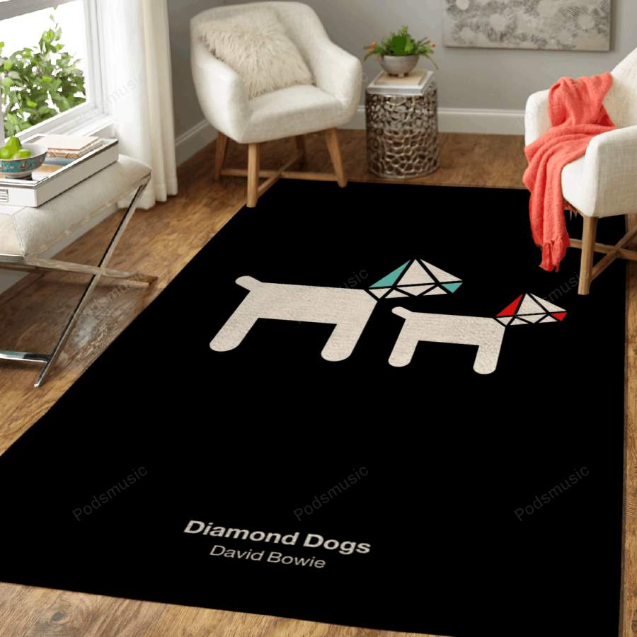 Deschea Fox Halloween Area Rug bedroom