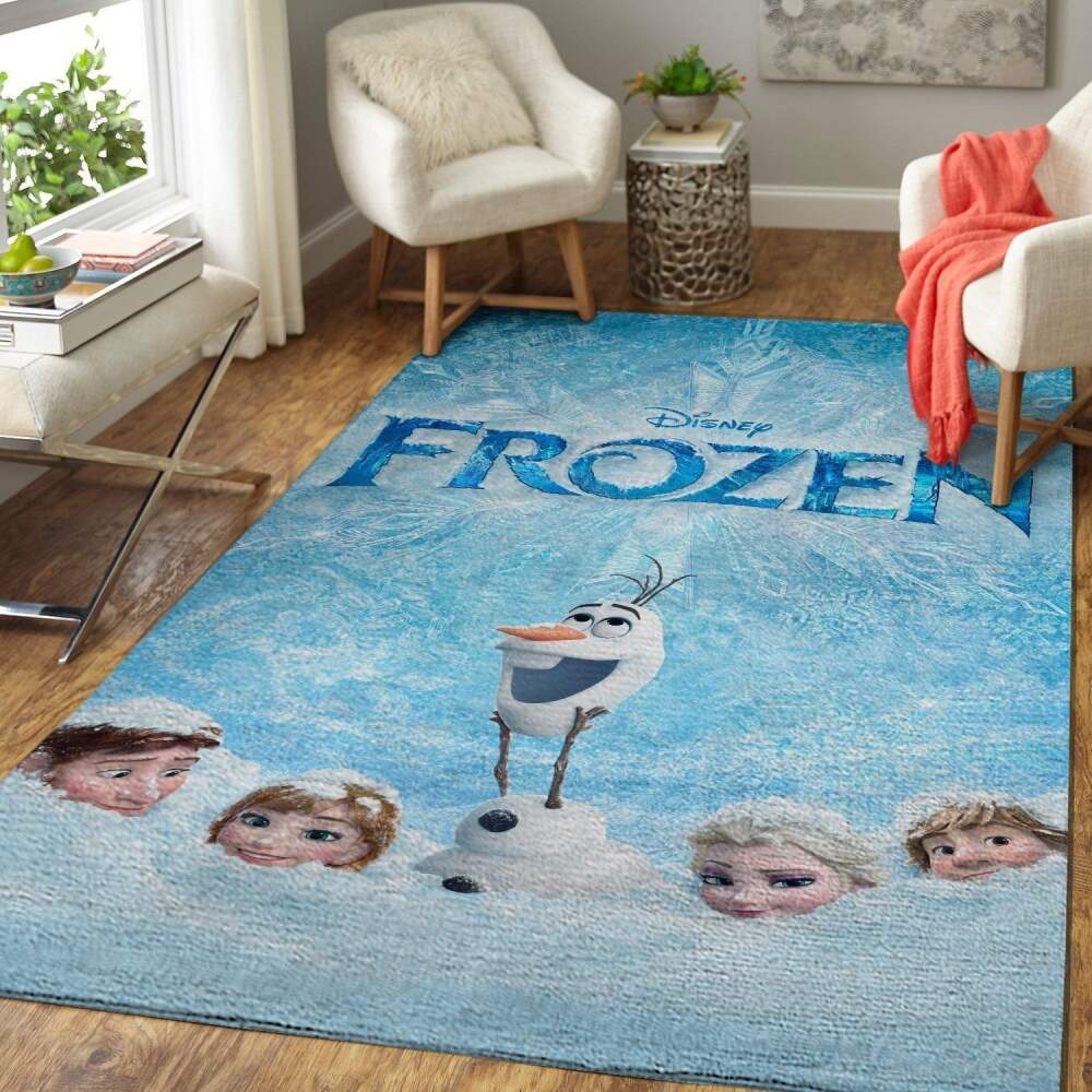 Deschea Frozen Area Rug Disney Regtangle