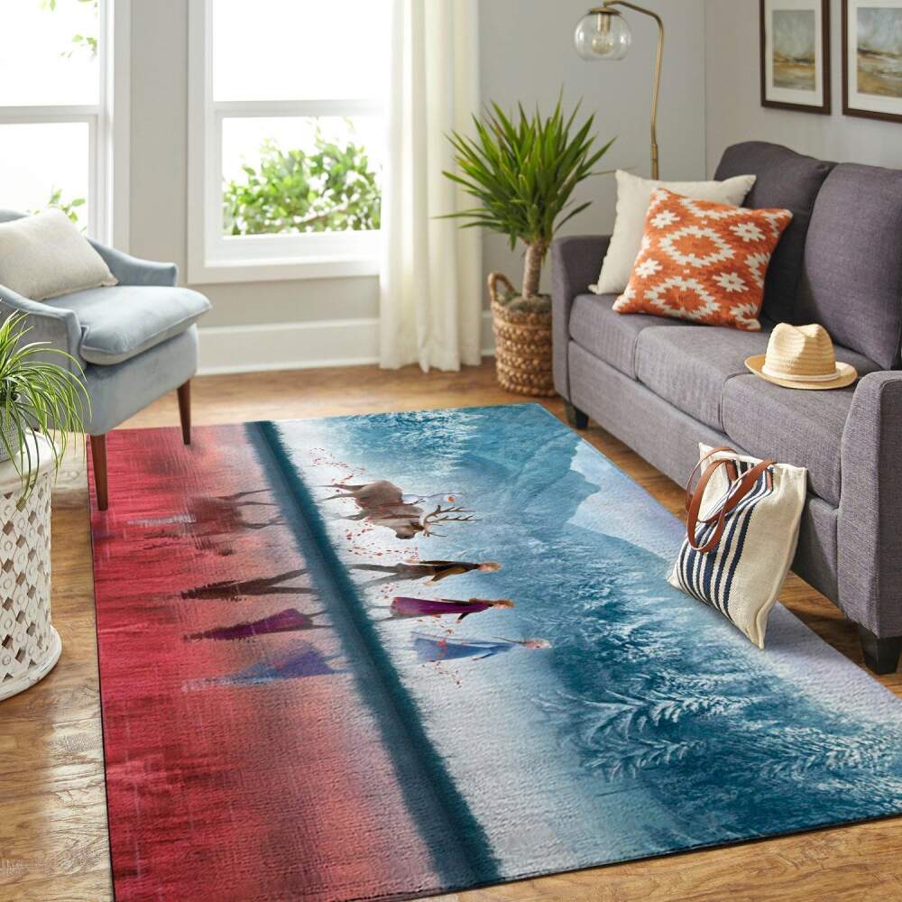 Deschea Frozen Elsa Area Rug Disney Movie Ofd Efm190902