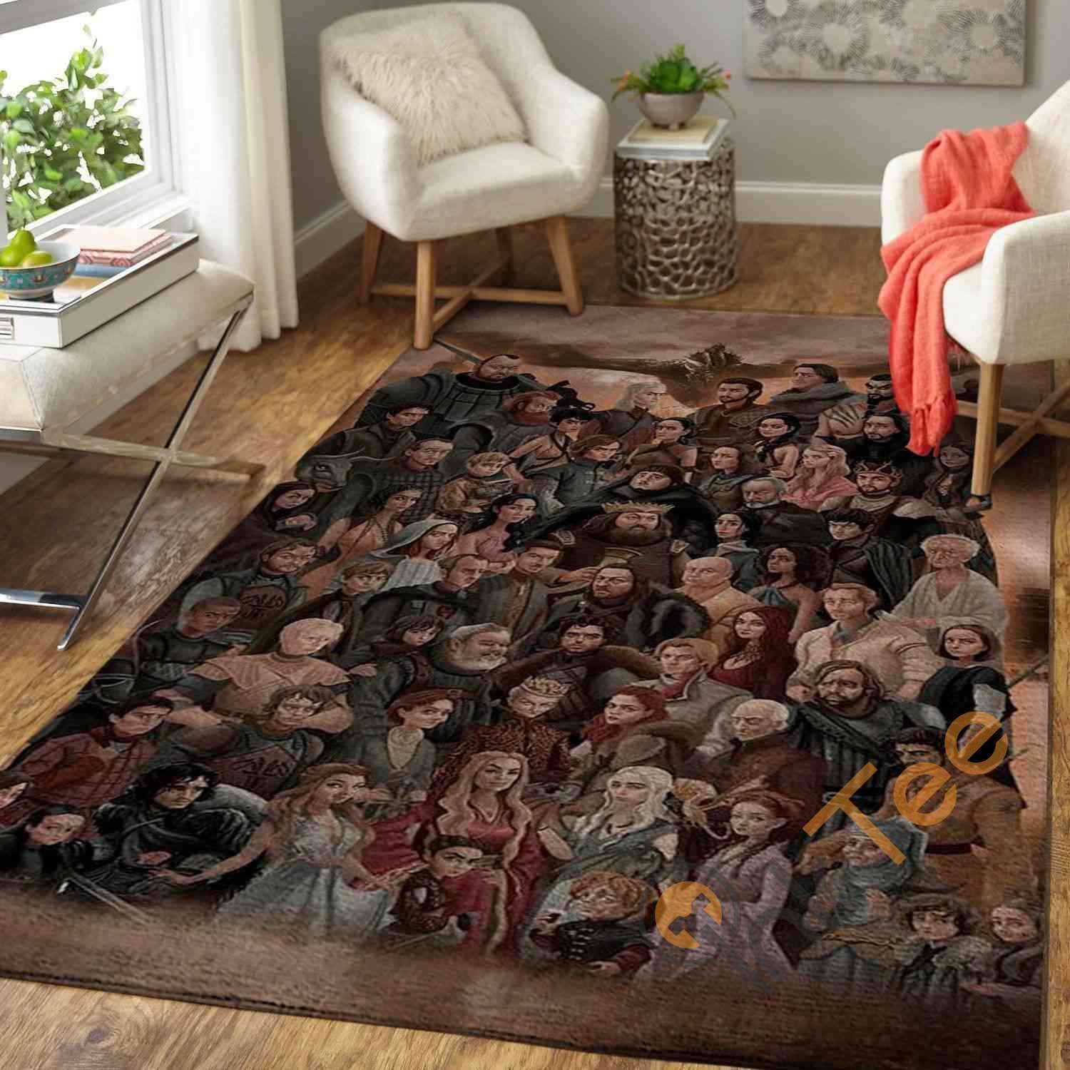 Deschea Game Of Thrones Cast Area Rug