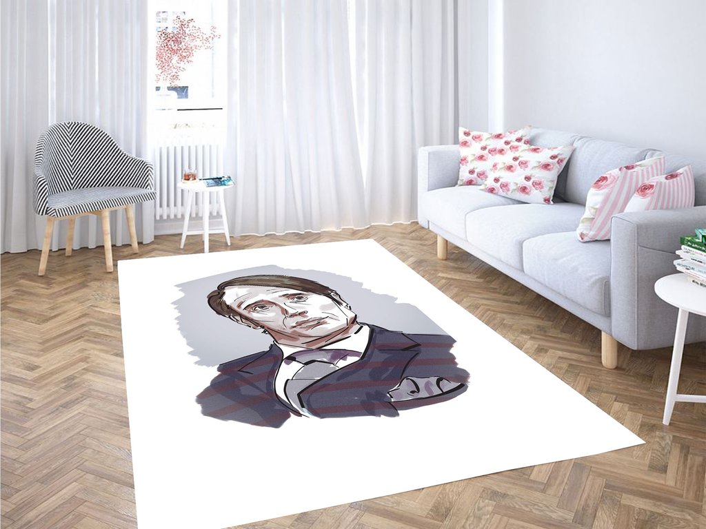 Deschea Hannibal Lecter Living Room Modern Carpet Rug