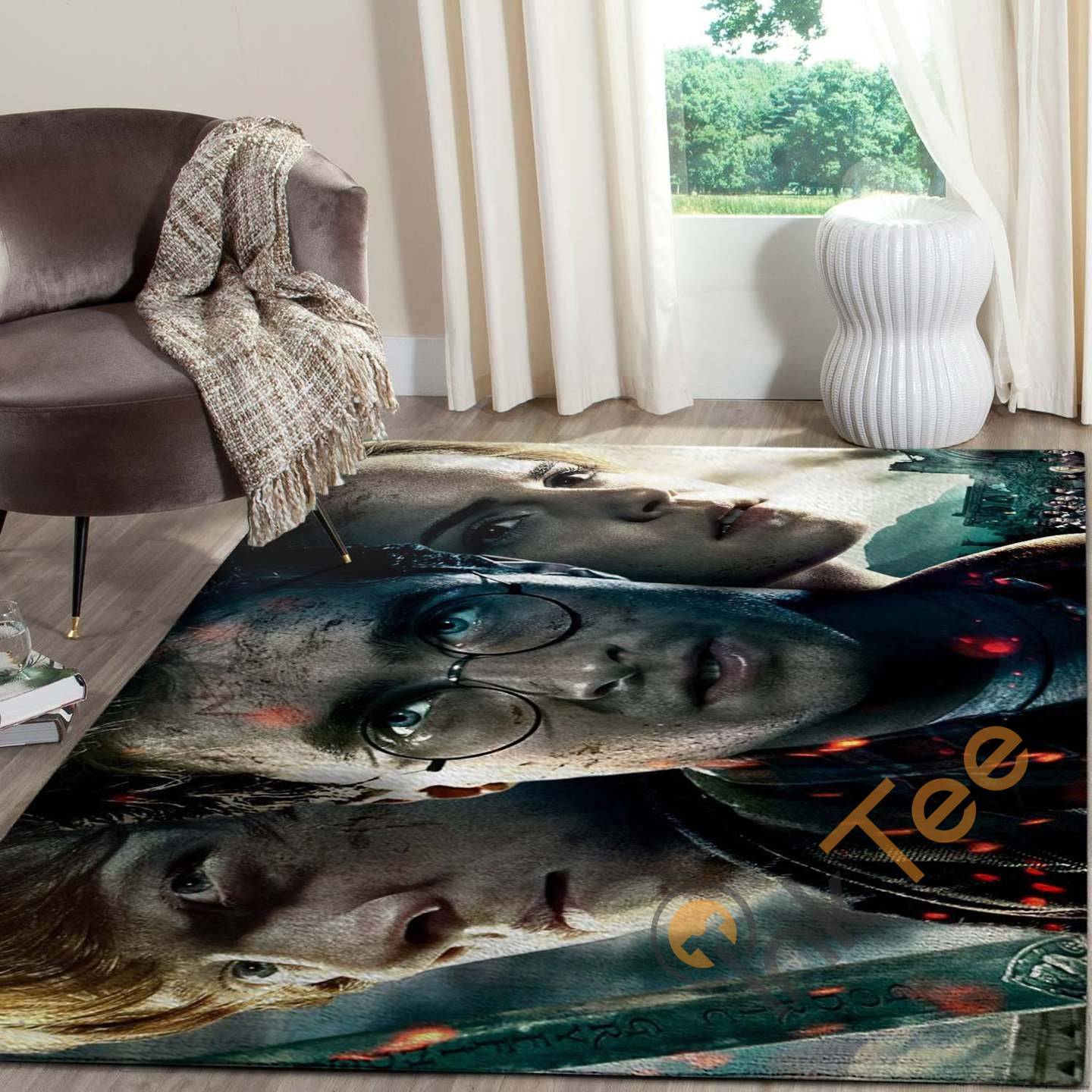 Deschea Harry Potter And Ron&hermione Carpet Living Room Floor Decor Gift For Potter’s Fan Rug