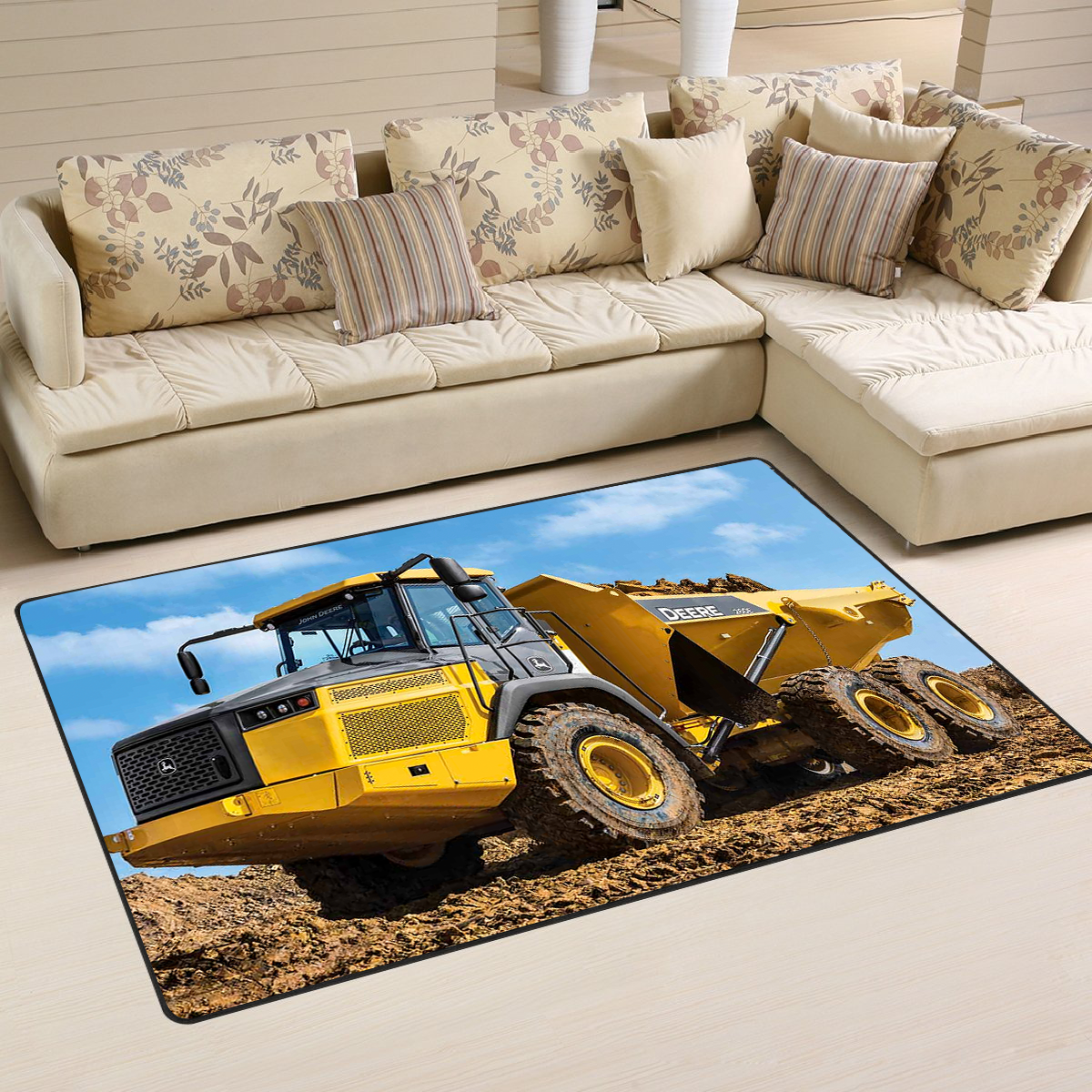 Deschea Heavy Equipment Area Rug