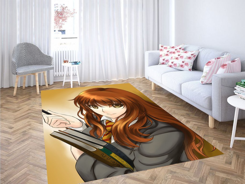 Deschea Hermione Granger 90s Anime Style Living Room Modern Carpet Rug