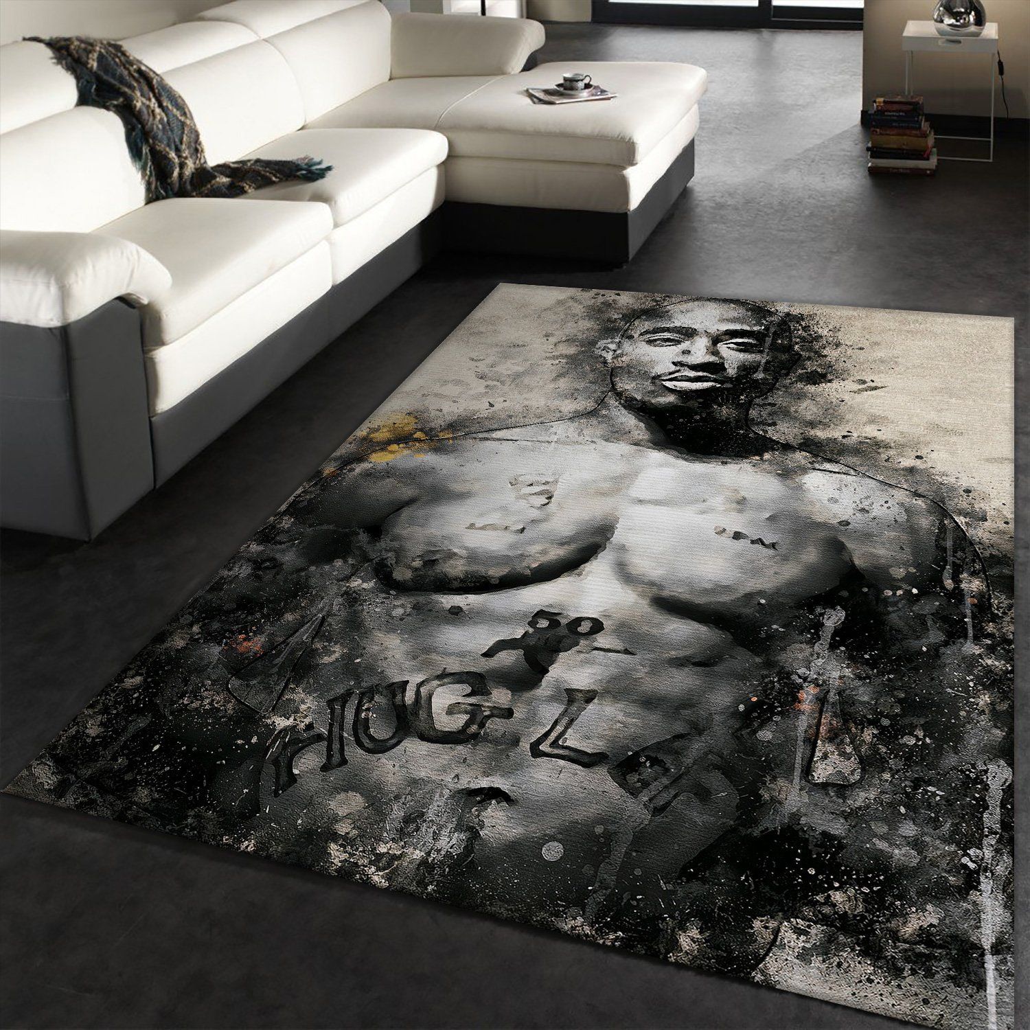 Deschea Hiphop Rapper Rug – Custom Size And Printing