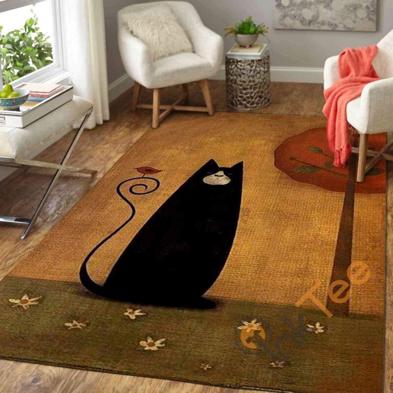 Deschea Hoity Toity Cat Area Rug