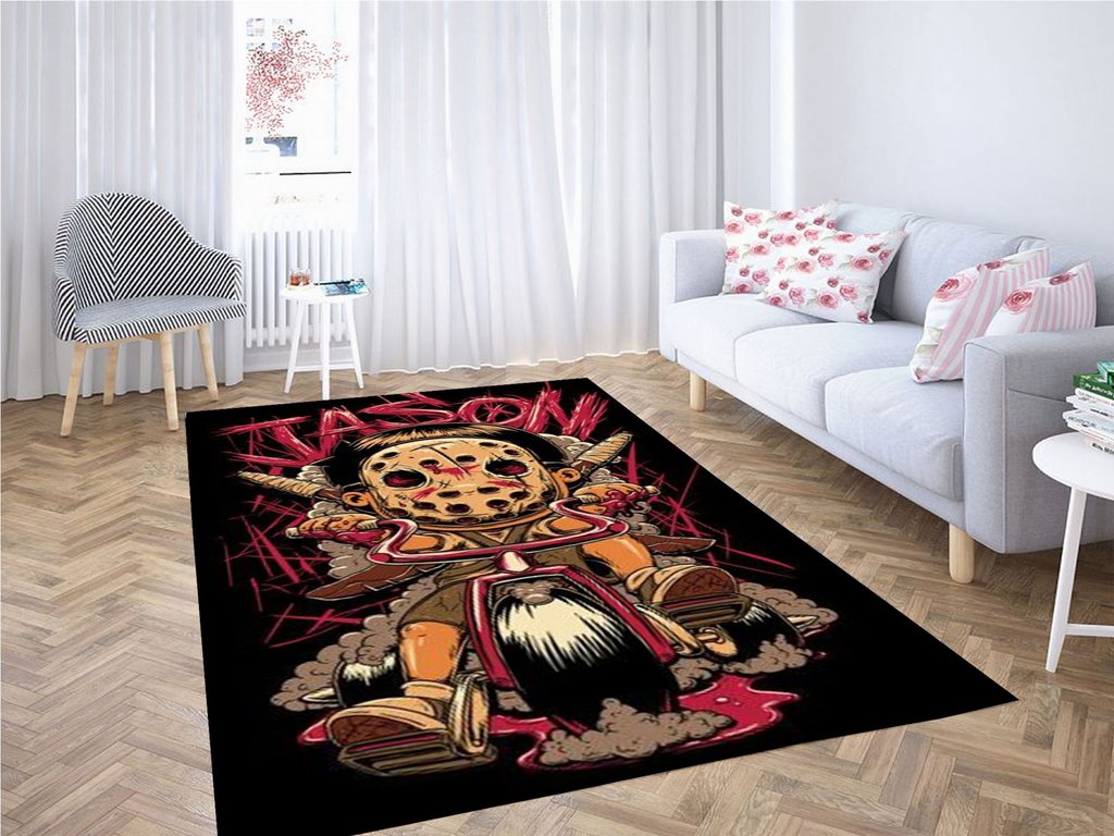 Deschea Horor Film Background Living Room Modern Carpet Rug