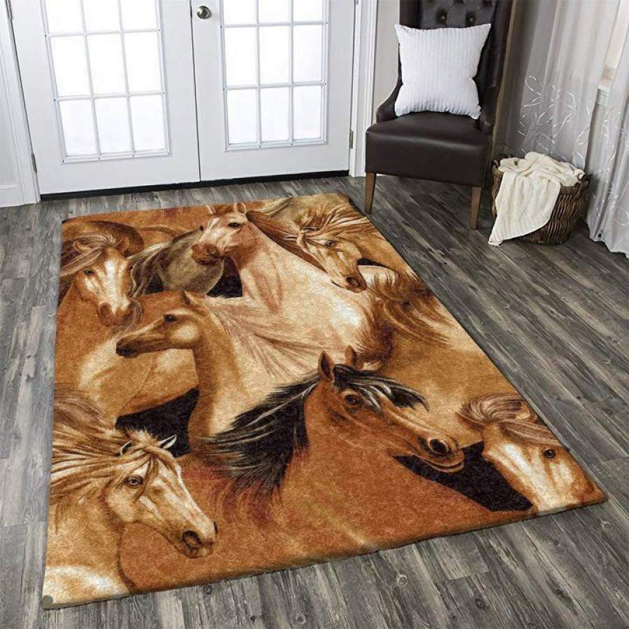 Deschea Horse Bl210831R Area Rug