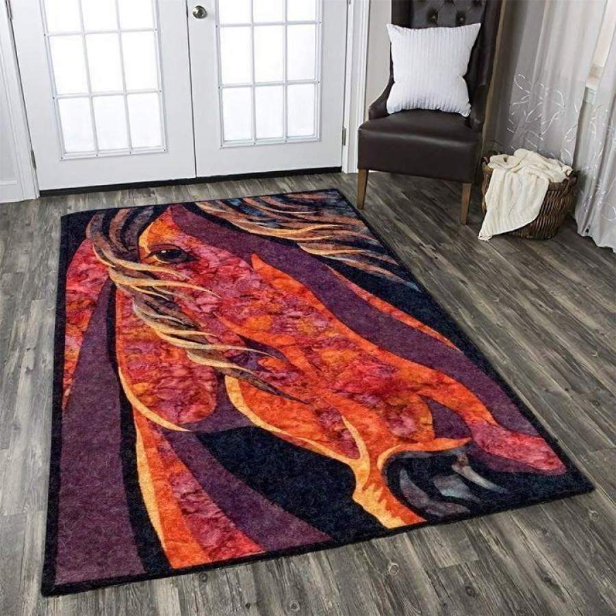 Deschea Horse Nn270849M Area Rug