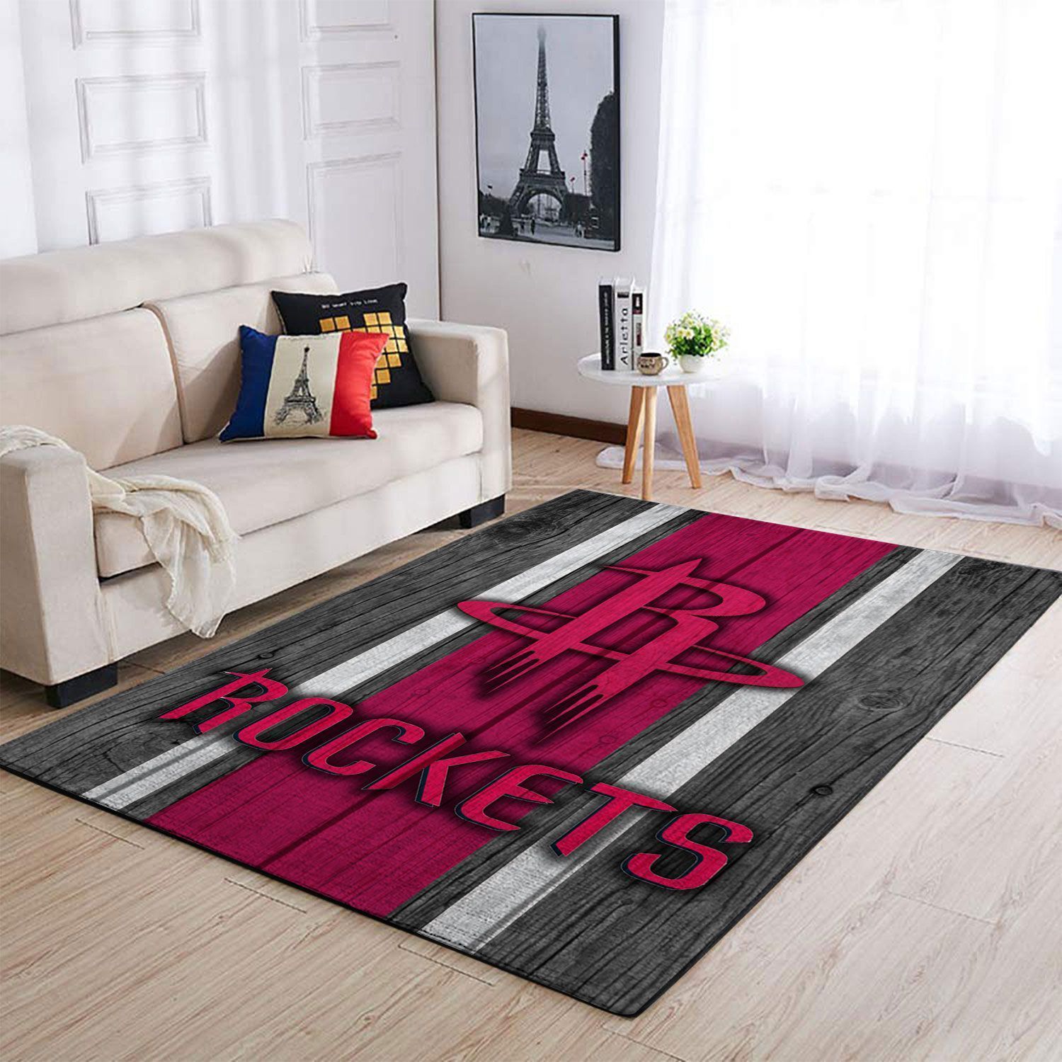 Deschea Houston Rockets Living Room Area Rug