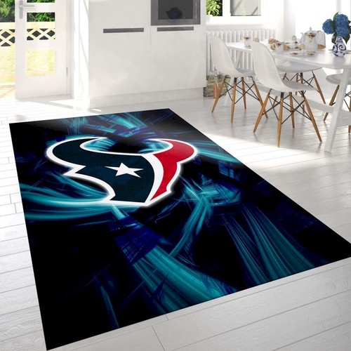 Deschea Houston Texans Nfl Logo Area Rug For Gift Bedroom Rug