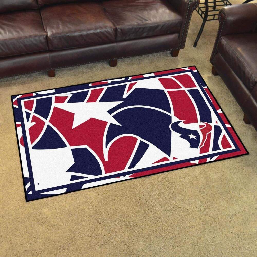 Deschea Houston Texans Rug Football