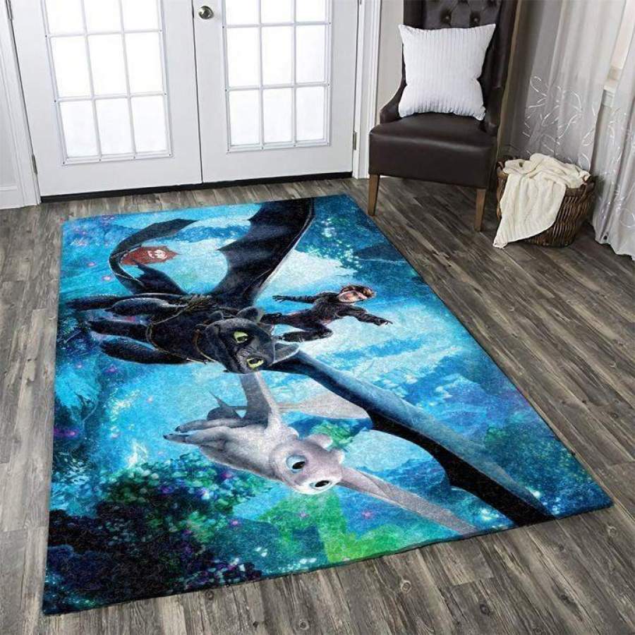 Deschea How To Train Your Dragon Area Rug Movie Ofd 101116