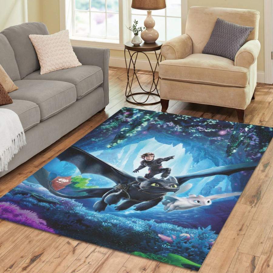 Deschea How To Train Your Dragon Area Rug Movie Ofd 101119