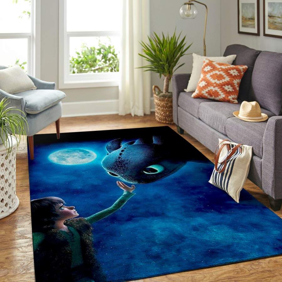 Deschea How To Train Your Dragon Area Rug Movie Ofd 190902