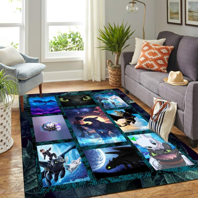 Deschea How To Train Your Dragon Carpet Area Rug