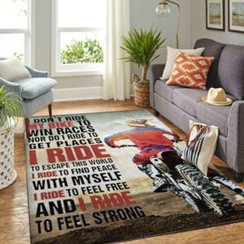 Deschea I Ride To Feel Free Rug