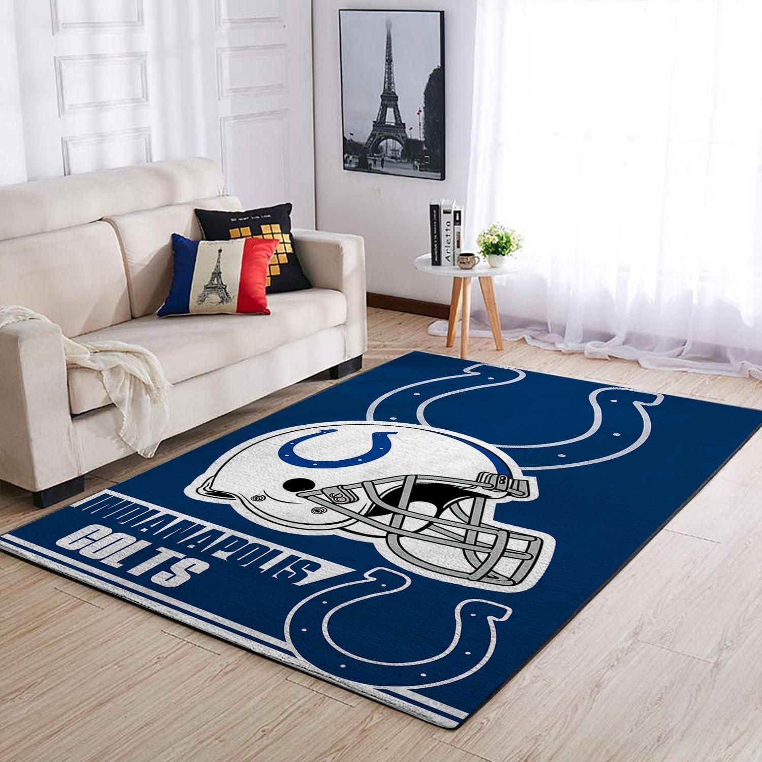 Deschea Indianapolis Colts Living Room Area Rug