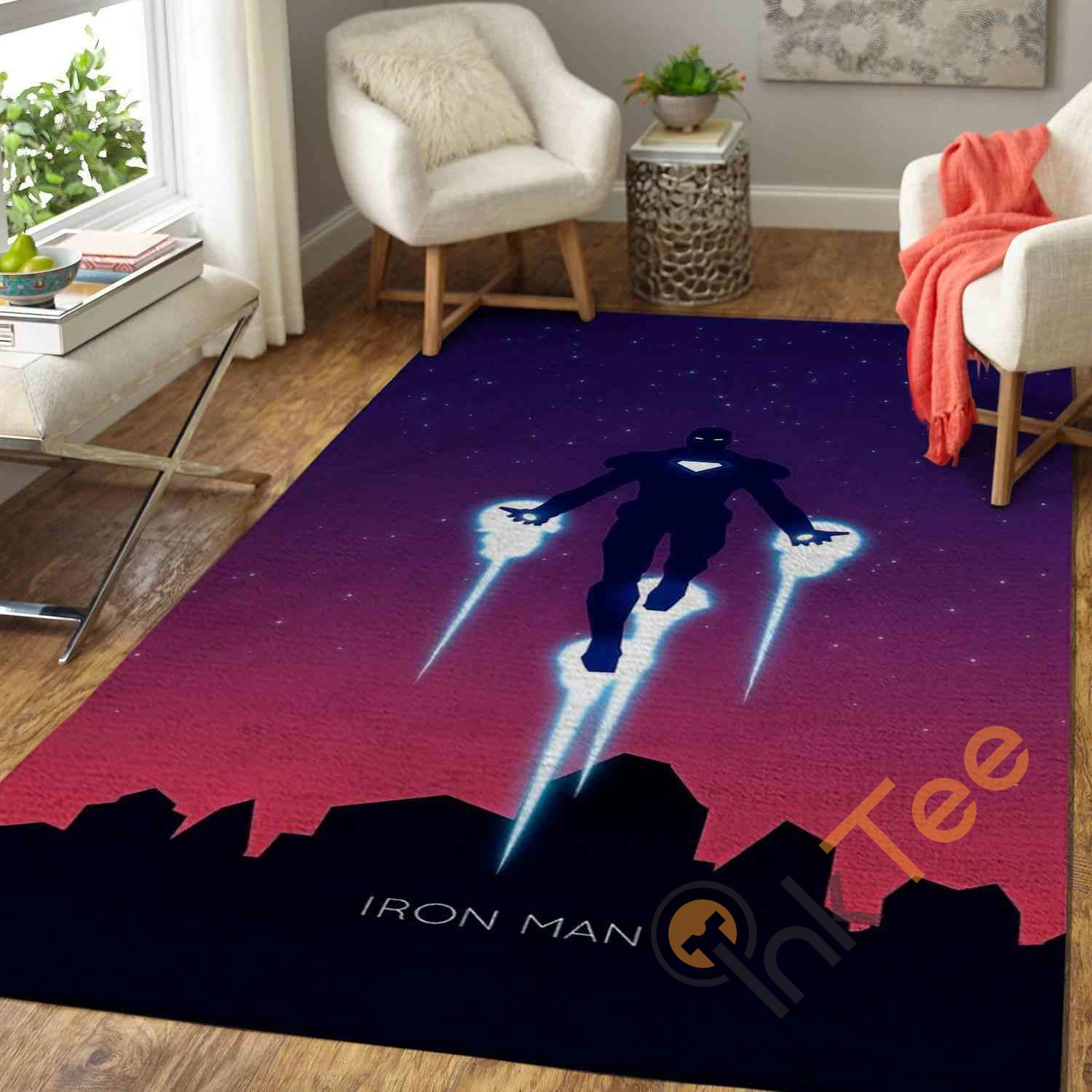 Deschea Iron Man Area Rug