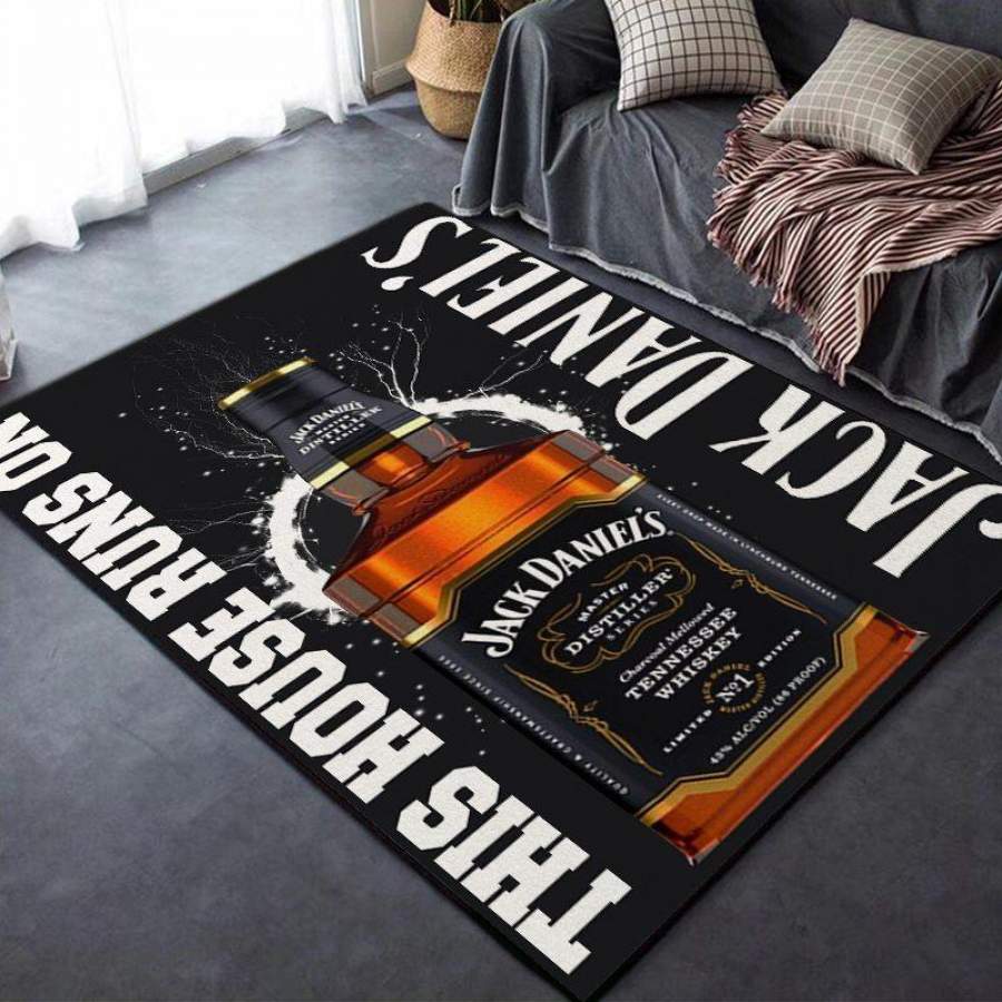 Deschea Jack Daniel Christmas Giftarea Rug