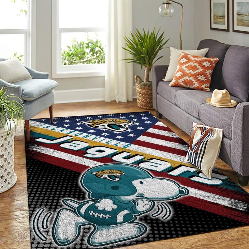 Deschea Jacksonville Jaguars Living Room Area Rug