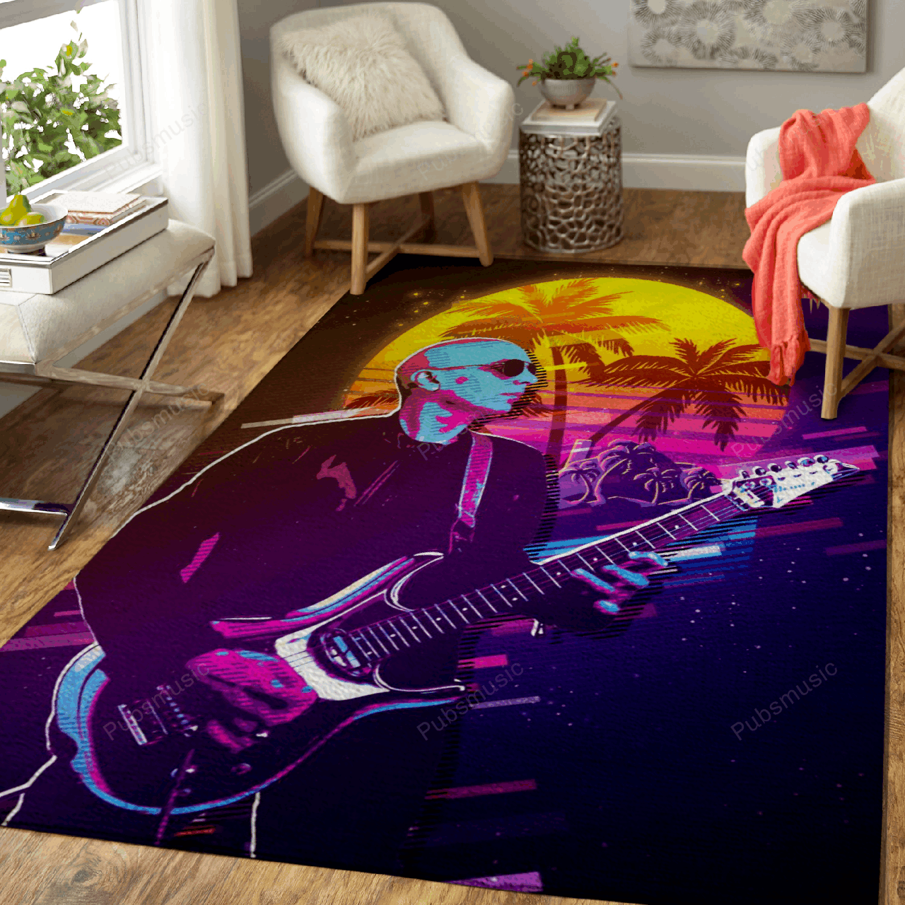 Deschea Joe Satriani 80S Artwork Music Synthwave 80S Art For Fans Area