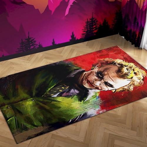 Deschea Joker Heath Ledger Mock Area Rug