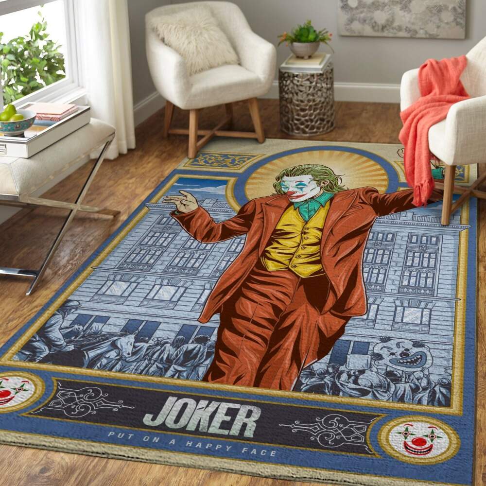 Deschea Joker Joaquin Phoenix Area Rug