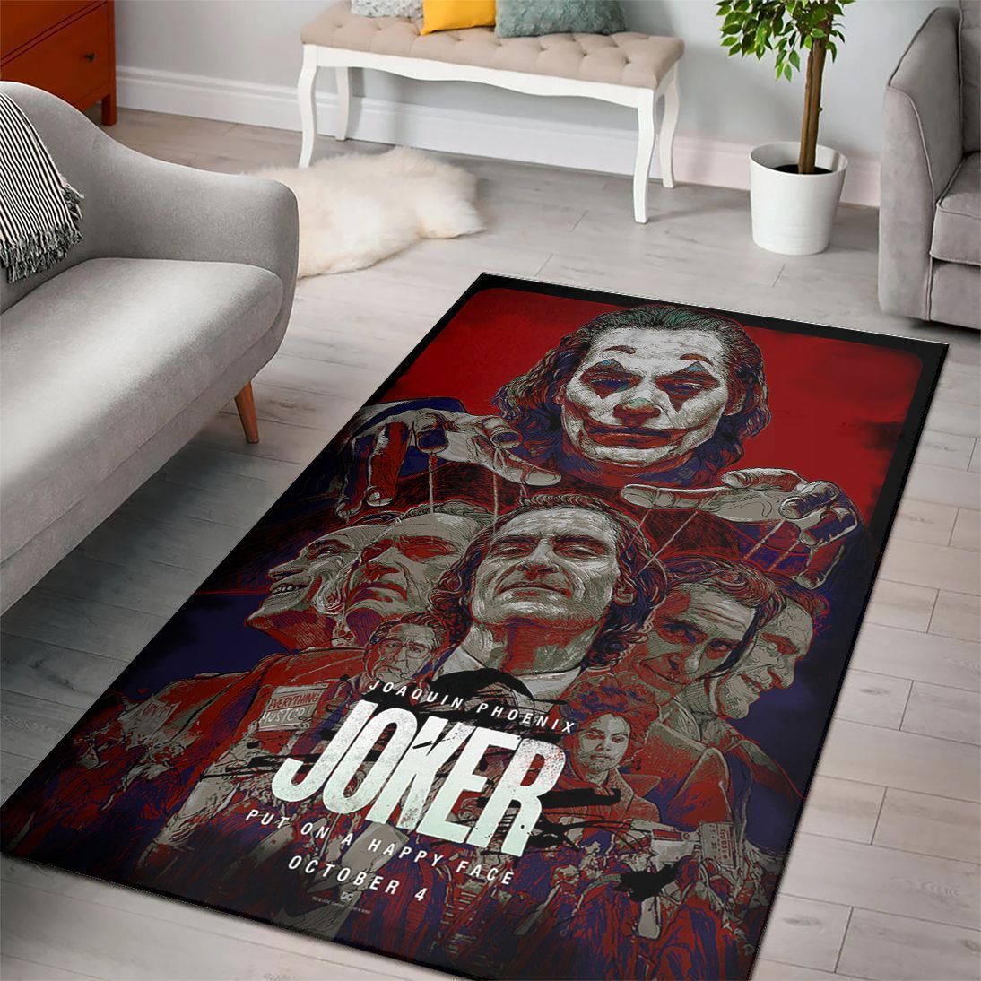 Deschea Joker Movies Area Rugs