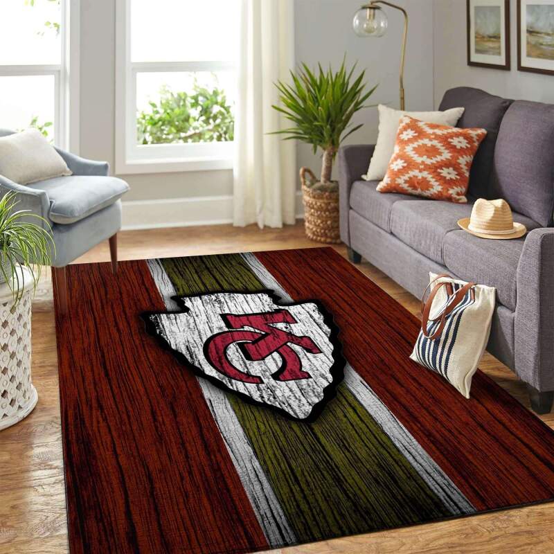 Deschea Kansas City Chiefs Living Room Area Rug