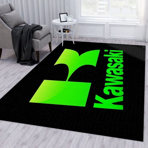 Deschea Kawasaki Hd Logo Area Rug For Christmas Rug Us