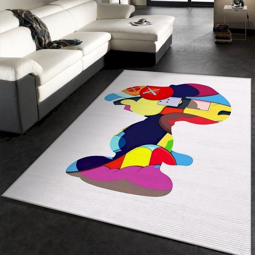 Deschea Kaws Snoopy Area Rug Fashion Brand Rug Kaws Sno