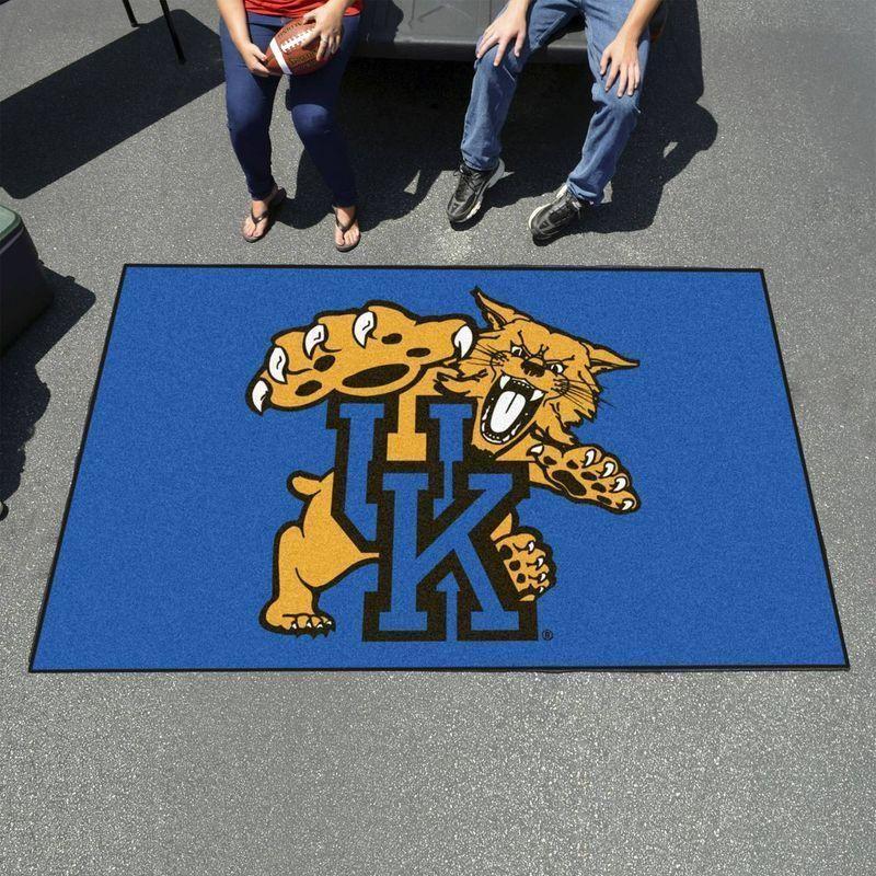 Deschea Kentucky Wildcats Area Rug Football