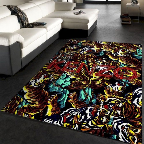 Deschea Kenzo Logo Rug Fashion Brand Rug Area Rug