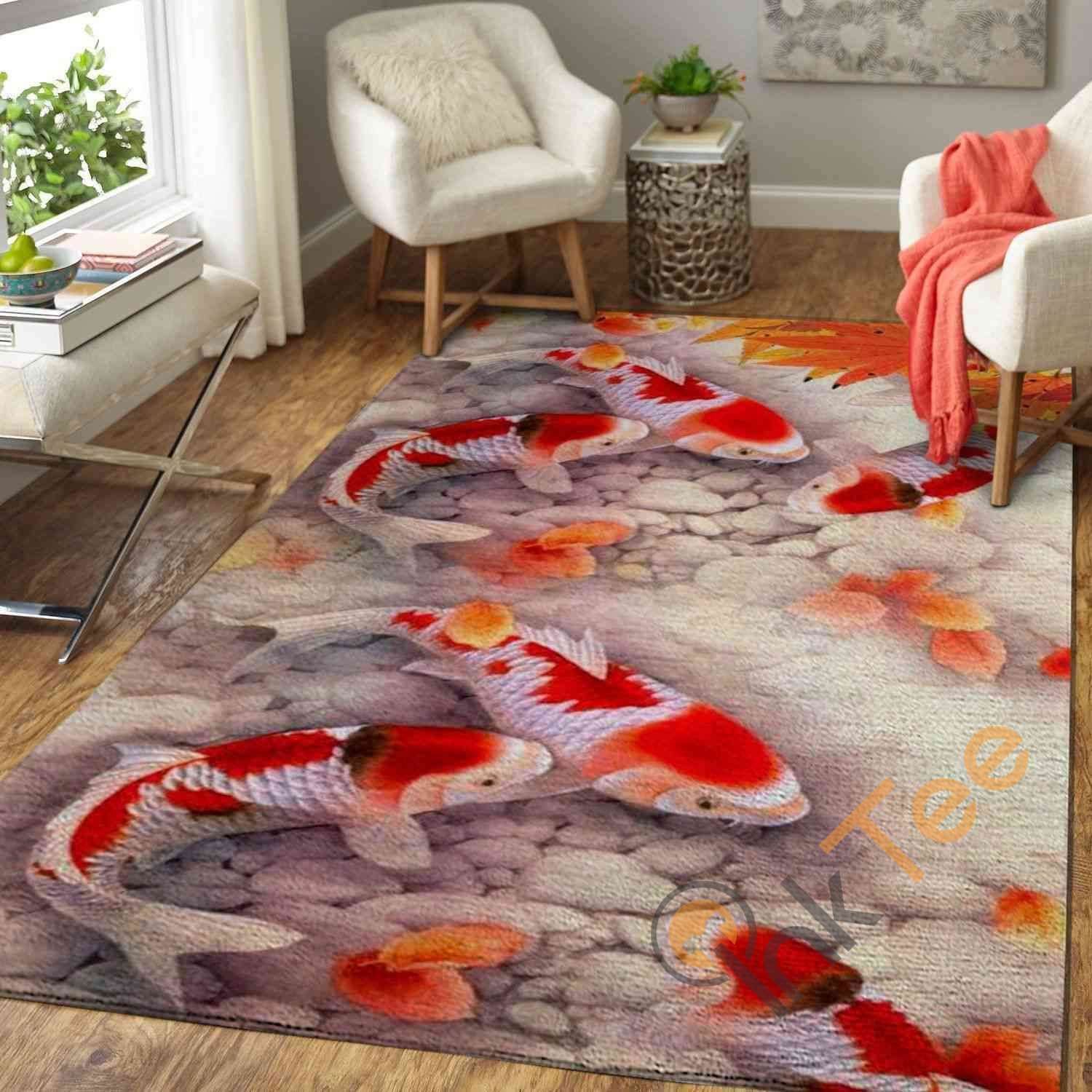 Deschea Koi Fish Area Rug