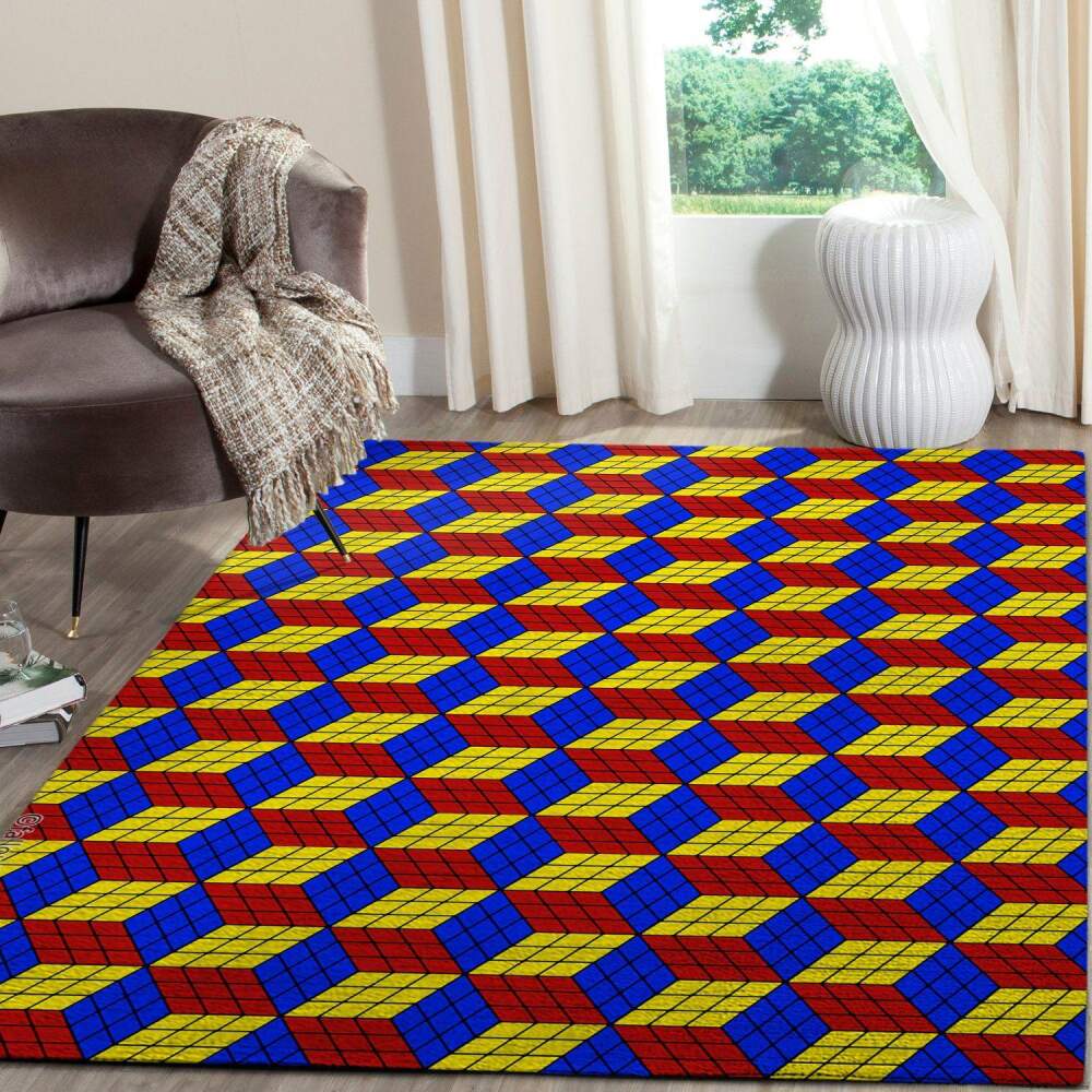 Deschea Labrador Dog Pattern Print Area Rug