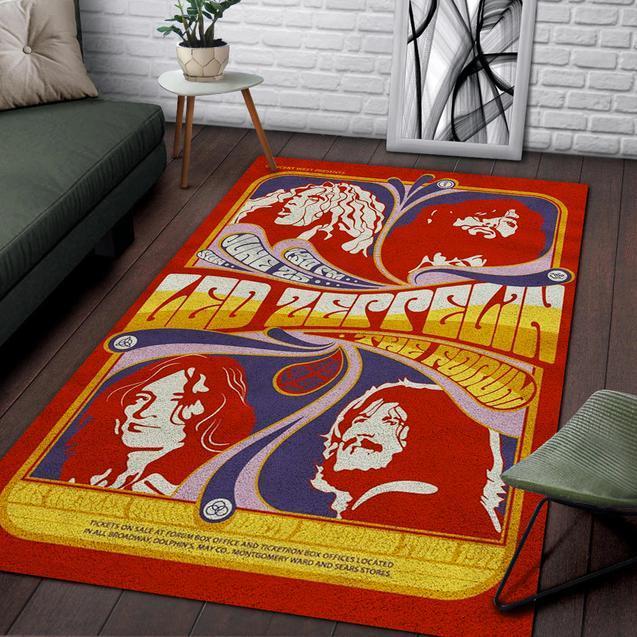 Deschea Led Zeppelin Area Rug